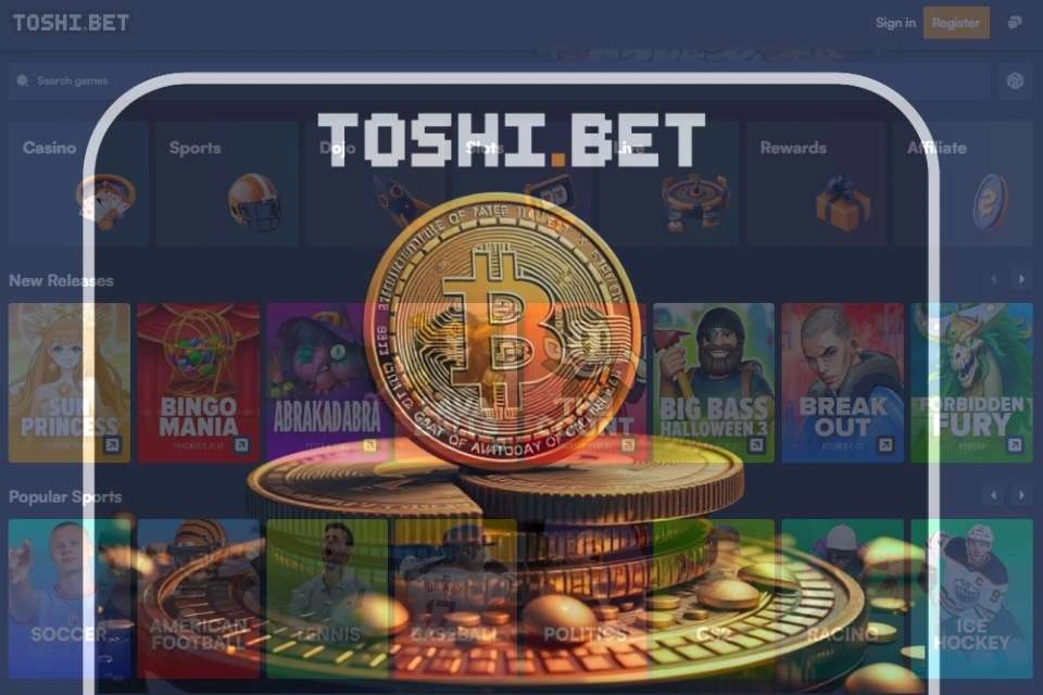 ToshiBet Casino App Screenshot